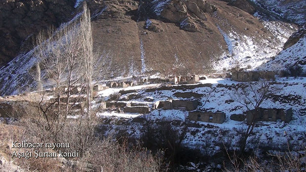 Кадры из села Ашагы Шуртан Кельбаджарского района - ВИДЕО