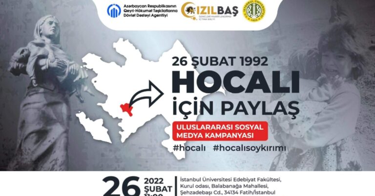 “Xocalı üçün paylaş” Beynəlxalq Sosial Media Kampaniyası keçiriləcək - İstanbulda